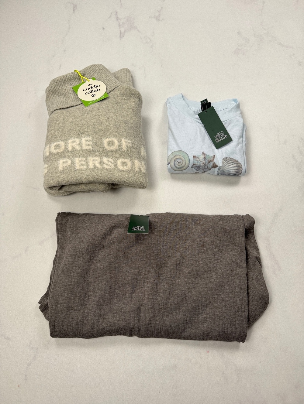 The Cuddle Collab Wild Fable Closet Refresh Outfit Set of 3 - Womens XS